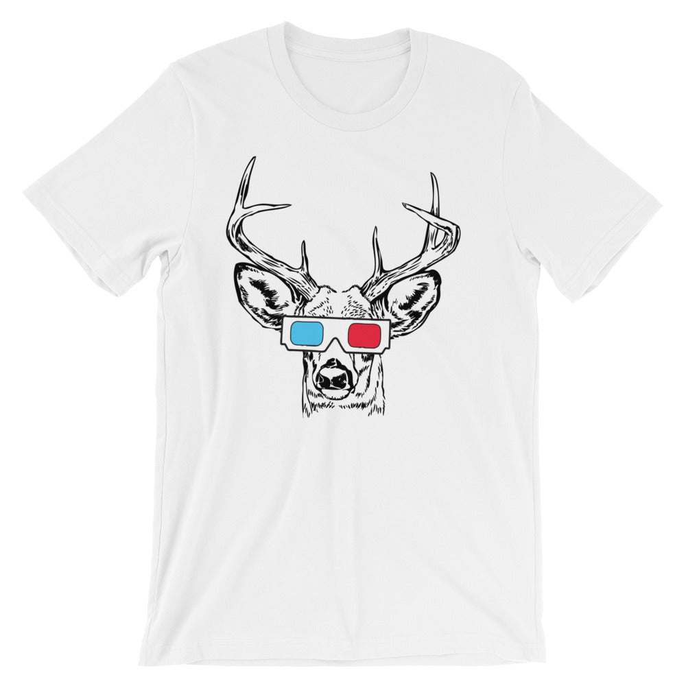 Deer 3D Glasses T-Shirt (Unisex) Hoodie, Sweatshirt | CiraTrend.com (Image 3)