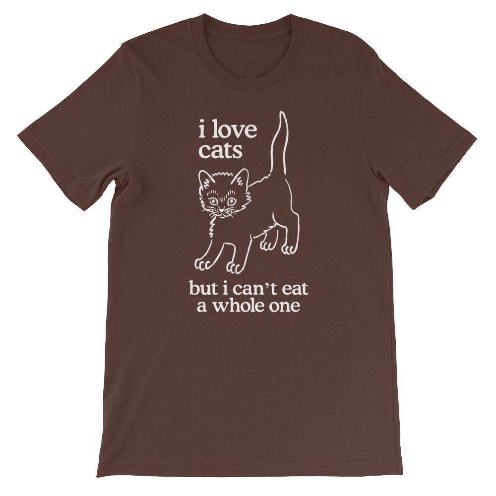 I Love Cats But I Can't Eat A Whole One T-Shirt (Unisex) Hoodie, Sweatshirt | CiraTrend.com (Image 4)
