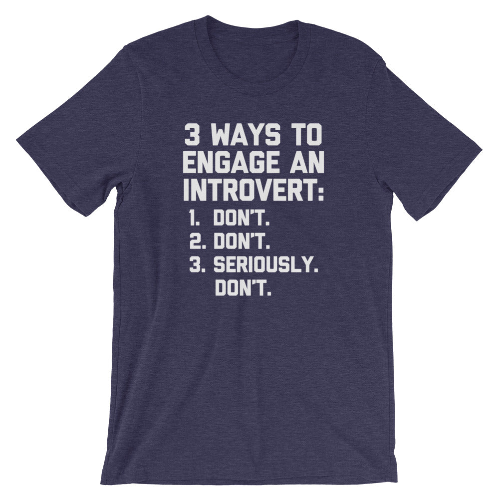 3 Ways To Engage An Introvert T-Shirt (Unisex) Hoodie, Sweatshirt | CiraTrend.com (Image 5)