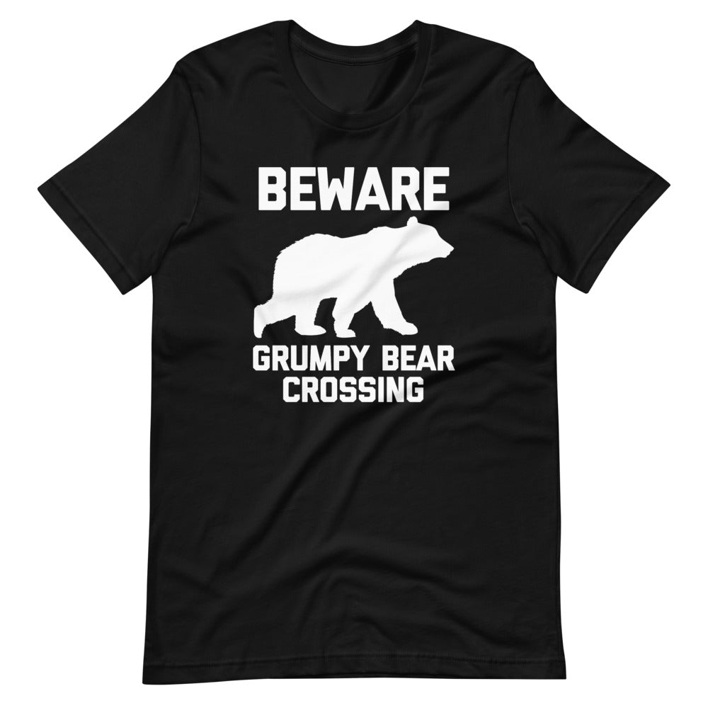 Beware: Grumpy Bear Crossing T-Shirt (Unisex) Hoodie, Sweatshirt | CiraTrend.com (Image 2)
