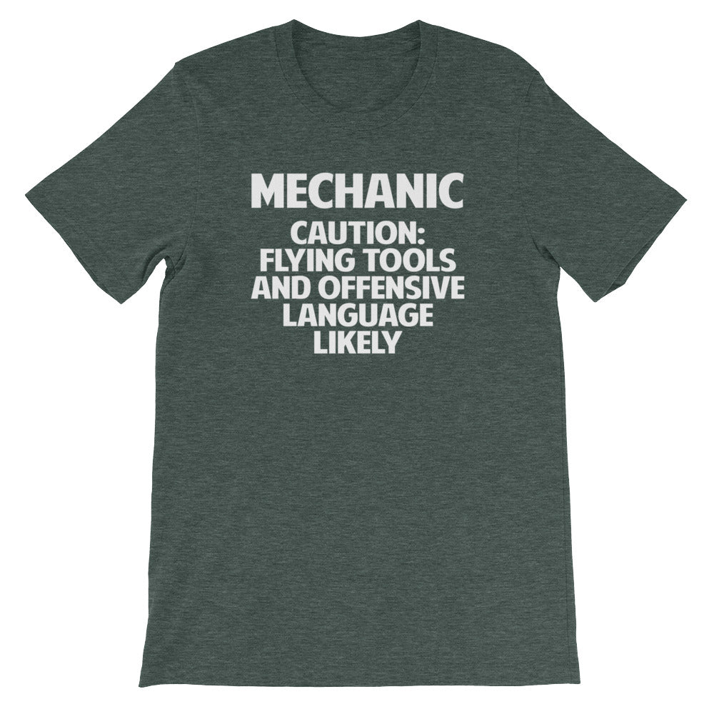 Mechanic (Caution: Flying Tools & Offensive Language Likely) T-Shirt (Unisex) Hoodie, Sweatshirt | CiraTrend.com (Image 5)