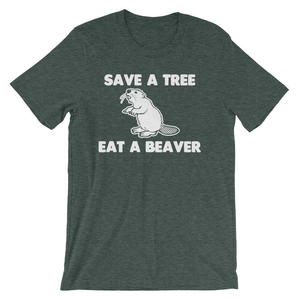 Save A Tree, Eat A Beaver T-Shirt (Unisex) Hoodie, Sweatshirt | CiraTrend.com (Image 4)