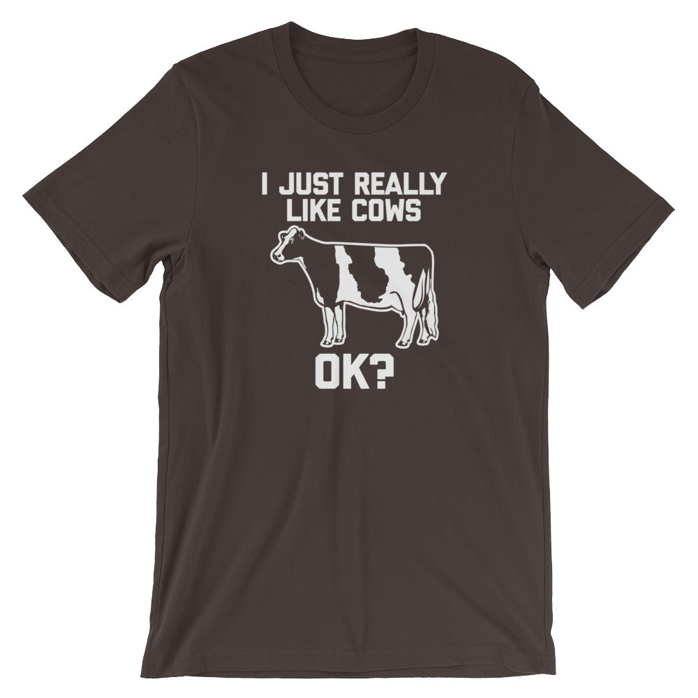 I Just Really Like Cows OK? T-Shirt Hoodie, Sweatshirt | CiraTrend.com (Image 3)