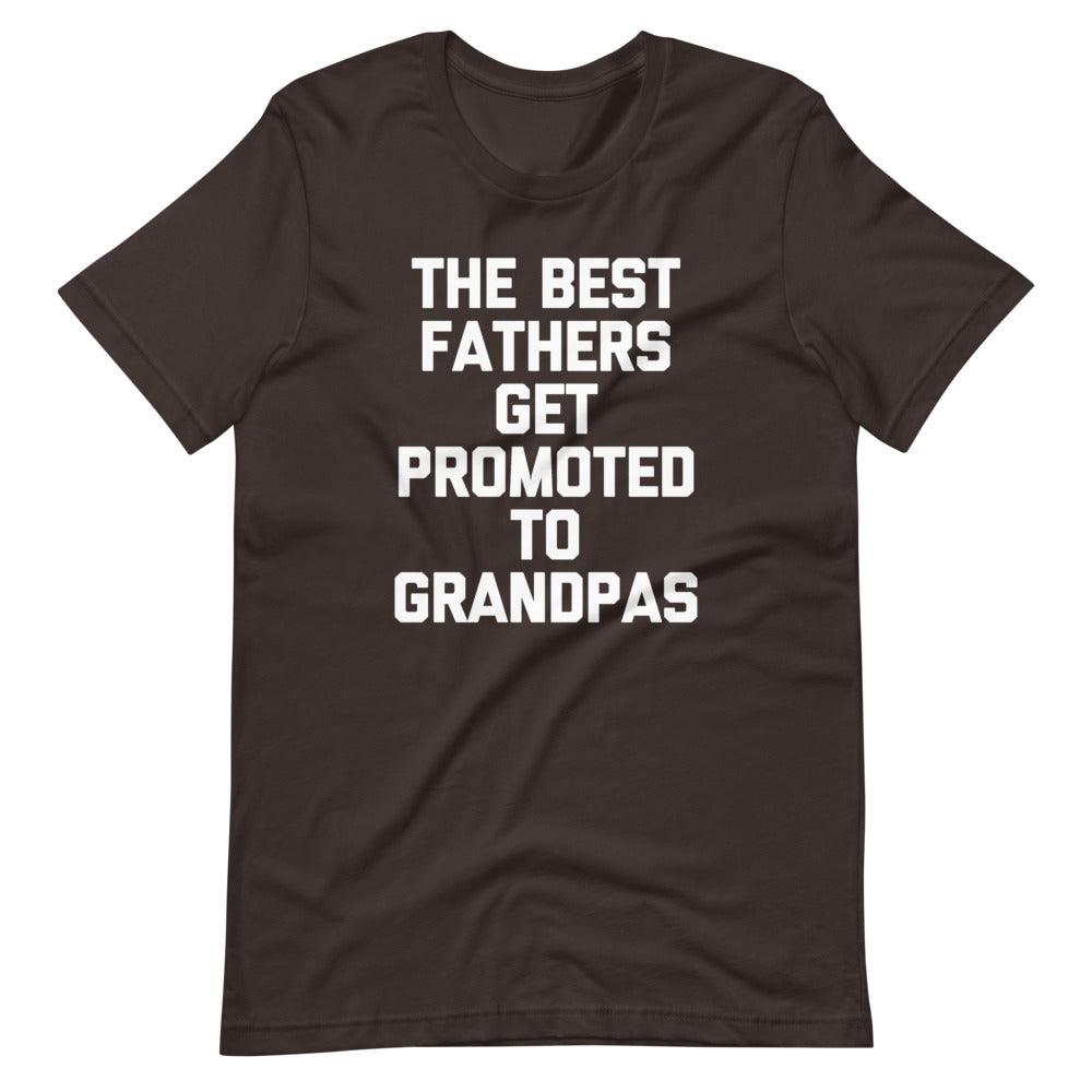 The Best Fathers Get Promoted To Grandpas T-Shirt (Unisex) Hoodie, Sweatshirt | CiraTrend.com (Image 3)