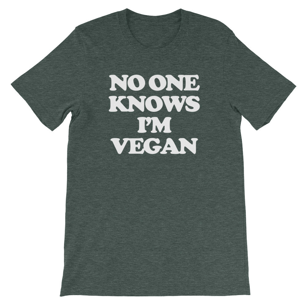 No One Knows I'm Vegan T-Shirt (Unisex) Hoodie, Sweatshirt | CiraTrend.com (Image 5)