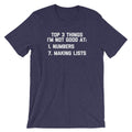 Top 3 Things I'm Not Good At T-Shirt (Unisex) Hoodie, Sweatshirt | CiraTrend.com (Image 1)