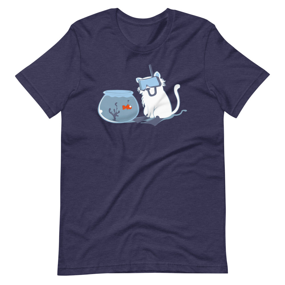Hunting (Scuba Cat vs. Fish) T-Shirt (Unisex) Hoodie, Sweatshirt | CiraTrend.com (Image 5)