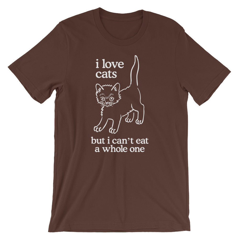 I Love Cats But I Can't Eat A Whole One T-Shirt (Unisex) Hoodie, Sweatshirt | CiraTrend.com (Image 5)