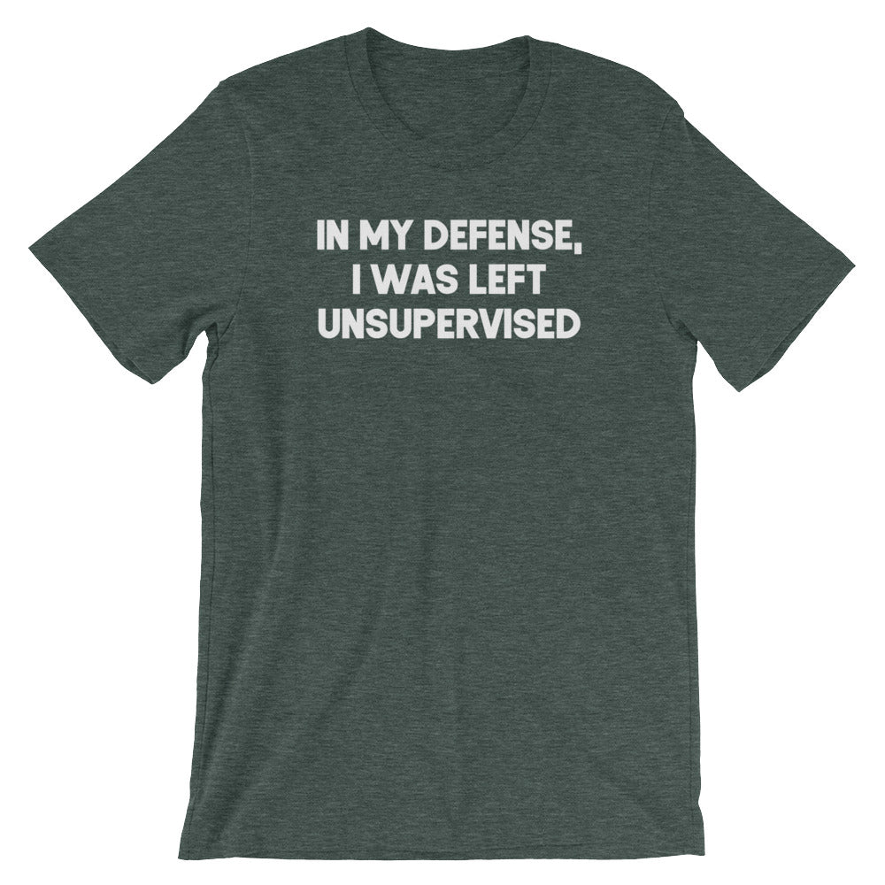 My Defense I Was Left Unsupervised () T-Shirts, Hoodie, Sweatshirt