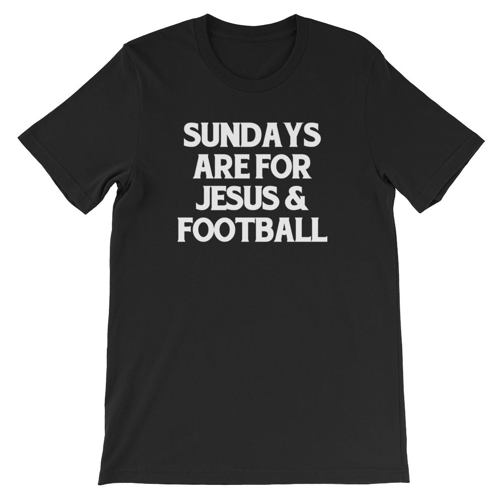 Sundays Are For Jesus & Football T-Shirt (Unisex) Hoodie, Sweatshirt | CiraTrend.com (Image 2)