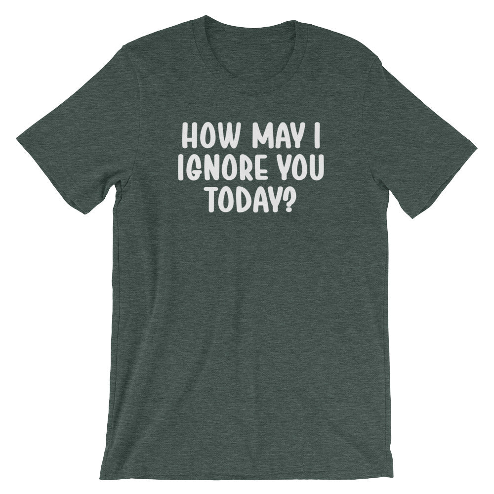 How May I Ignore You Today? T-Shirt (Unisex) Hoodie, Sweatshirt | CiraTrend.com (Image 1)