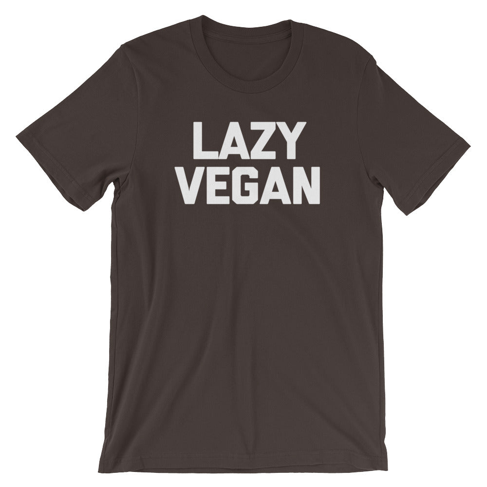Lazy Vegan T-Shirt (Unisex) Hoodie, Sweatshirt | CiraTrend.com (Image 3)