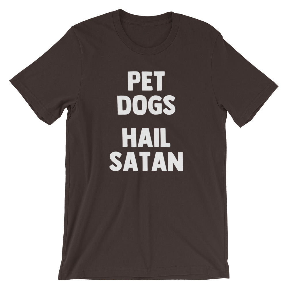 Pet Dogs, Hail Satan T-Shirt (Unisex) Hoodie, Sweatshirt | CiraTrend.com (Image 3)