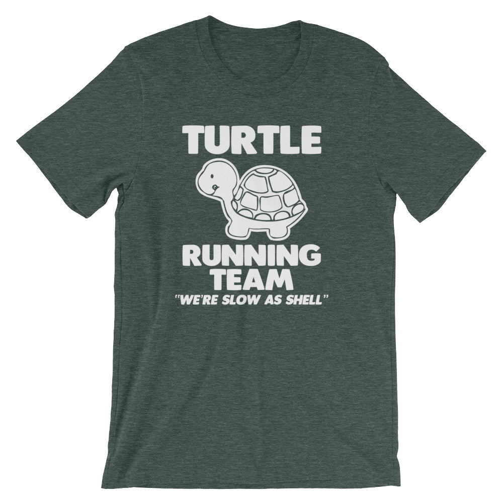 Turtle Running Team (We're Slow As Shell) T-Shirt (Unisex) Hoodie, Sweatshirt | CiraTrend.com (Image 1)