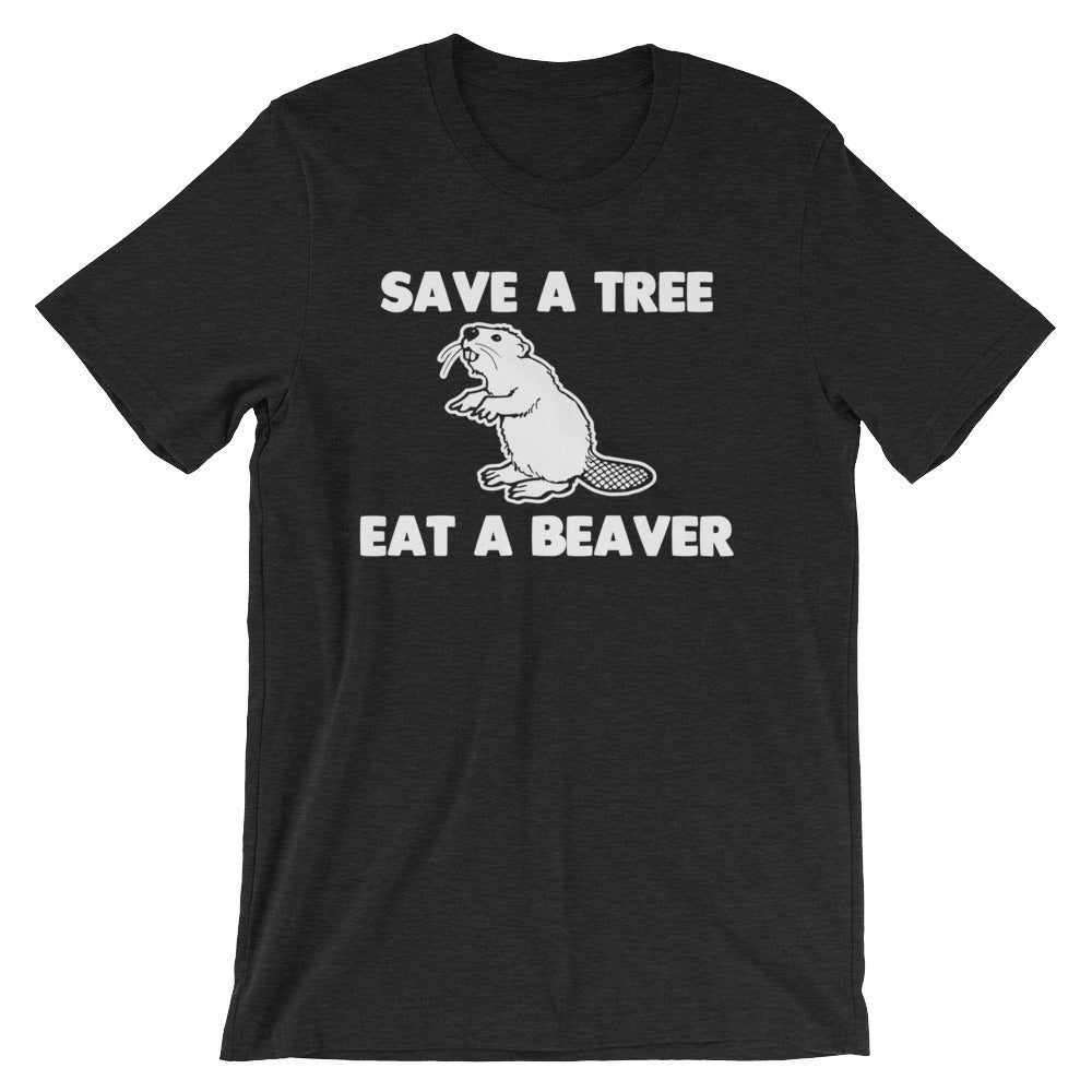 Save A Tree, Eat A Beaver T-Shirt (Unisex) Hoodie, Sweatshirt | CiraTrend.com (Image 3)