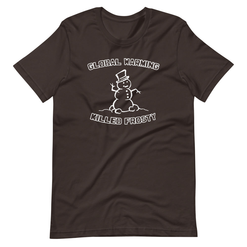 Global Warming Killed Frosty T-Shirt (Unisex) Hoodie, Sweatshirt | CiraTrend.com (Image 3)