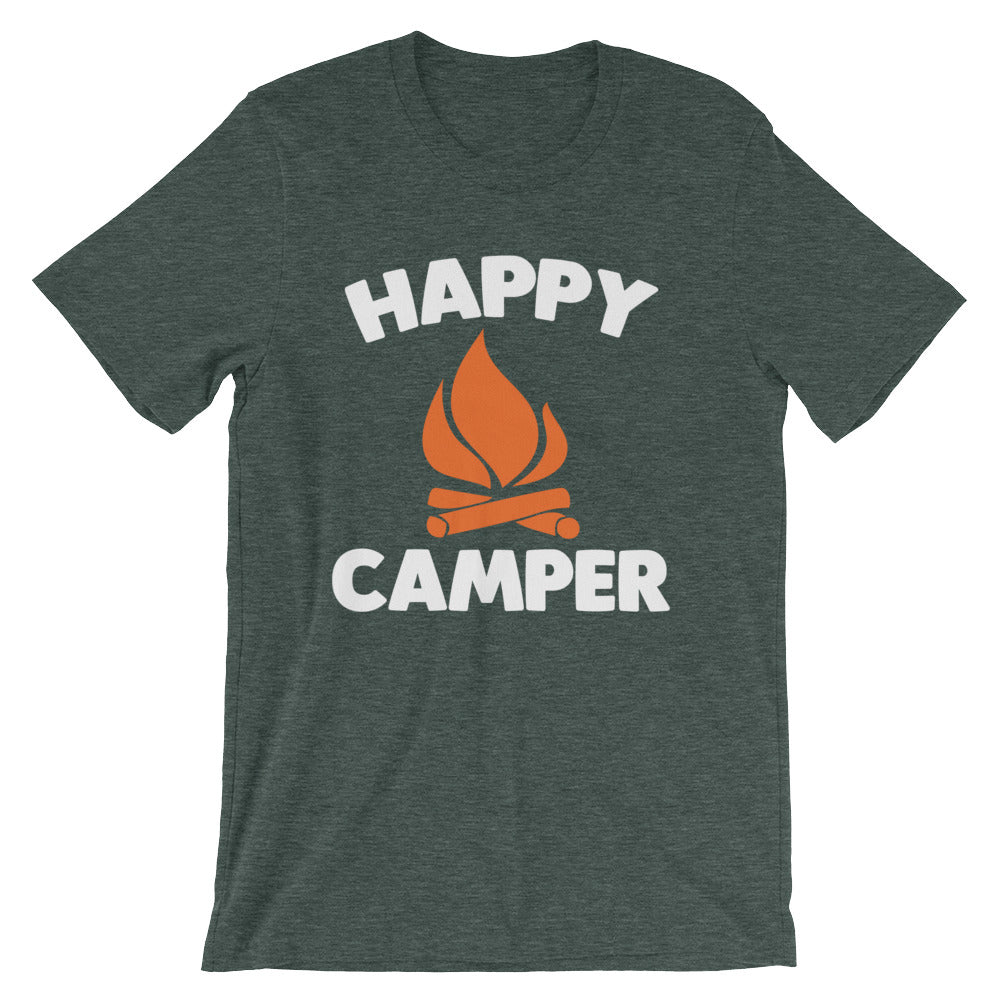 Happy Camper T-Shirt (Unisex) Hoodie, Sweatshirt | CiraTrend.com (Image 4)