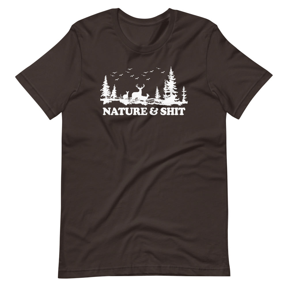 Nature And Shit T-Shirt (Unisex) Hoodie, Sweatshirt | CiraTrend.com (Image 3)