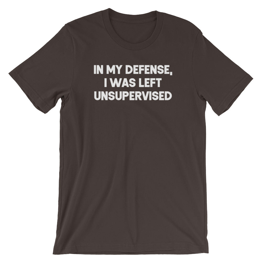 My Defense I Was Left Unsupervised () T-Shirts, Hoodie, Sweatshirt