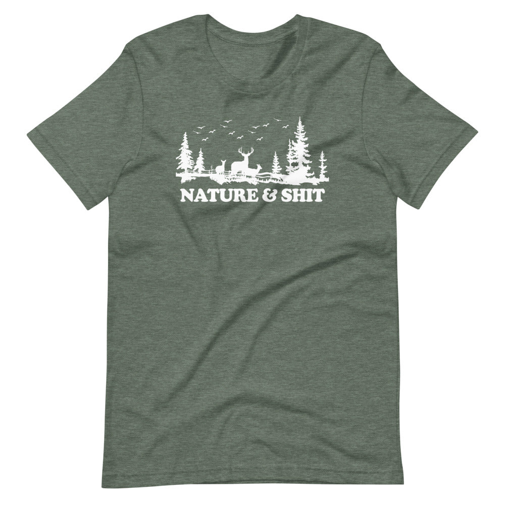 Nature And Shit T-Shirt (Unisex) Hoodie, Sweatshirt | CiraTrend.com (Image 1)