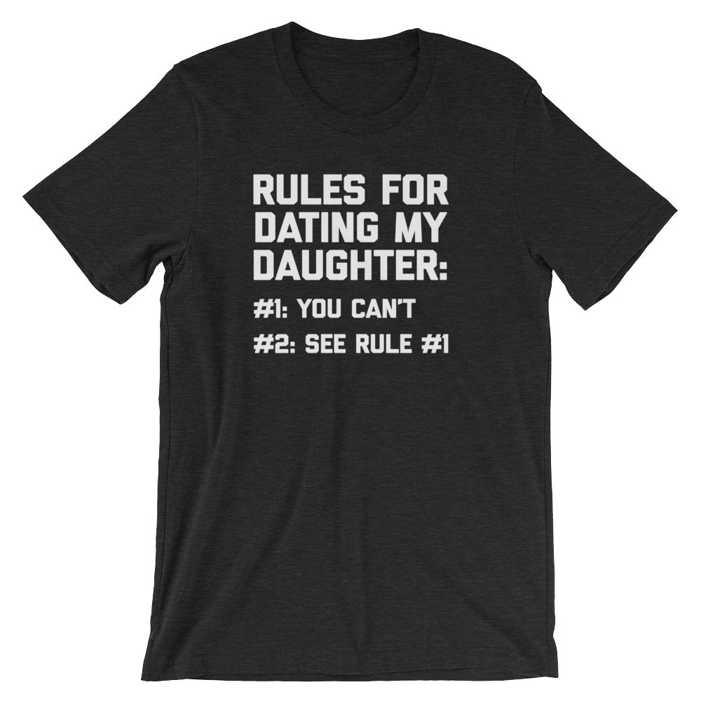 Rules For Dating My Daughter T-Shirt (Unisex) Hoodie, Sweatshirt | CiraTrend.com (Image 4)