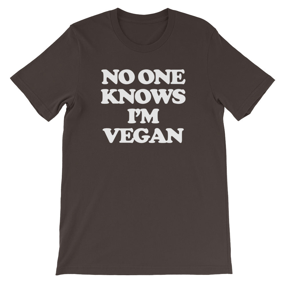No One Knows I'm Vegan T-Shirt (Unisex) Hoodie, Sweatshirt | CiraTrend.com (Image 3)