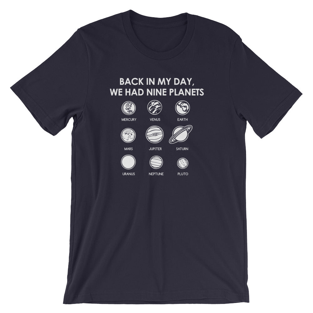 Back In My Day We Had Nine Planets T-Shirt (Unisex) Hoodie, Sweatshirt | CiraTrend.com (Image 2)