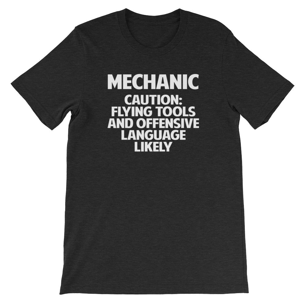 Mechanic (Caution: Flying Tools & Offensive Language Likely) T-Shirt (Unisex) Hoodie, Sweatshirt | CiraTrend.com (Image 4)