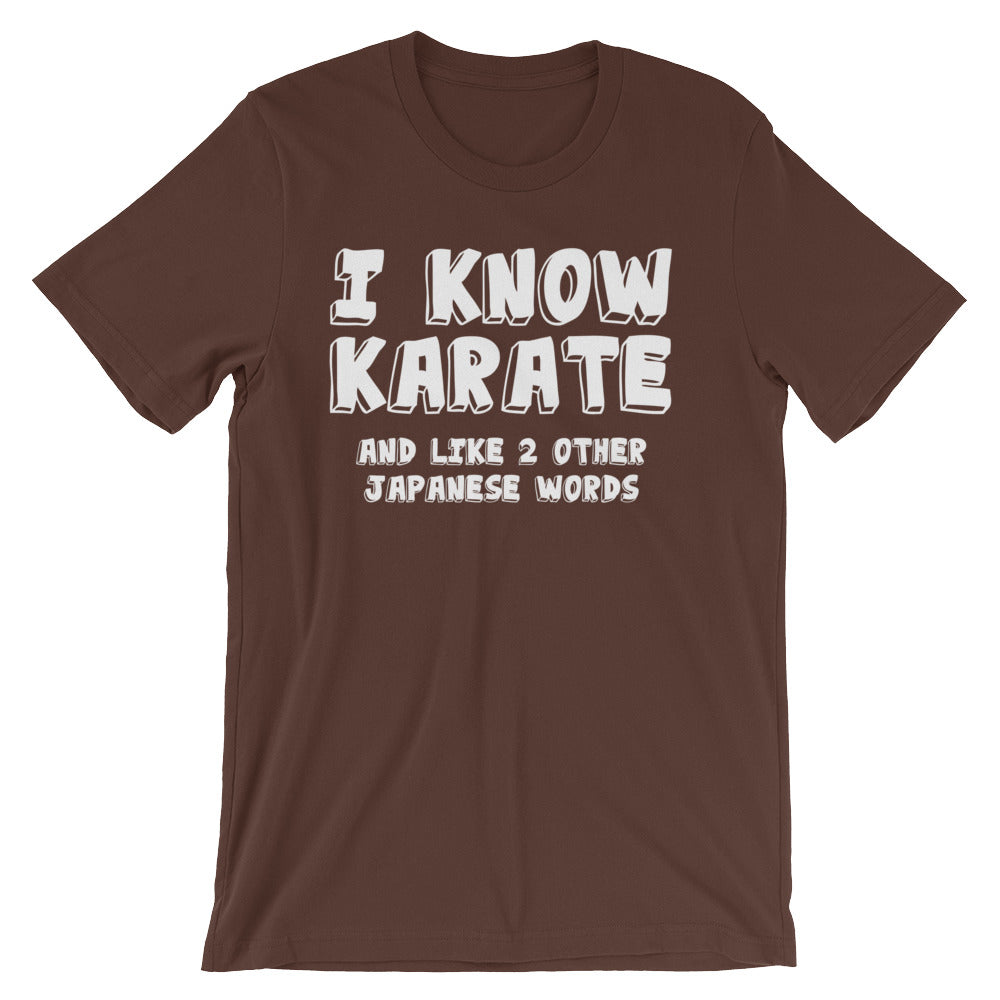 I Know Karate & Like 2 Other Japanese Words T-Shirt (Unisex) Hoodie, Sweatshirt | CiraTrend.com (Image 1)