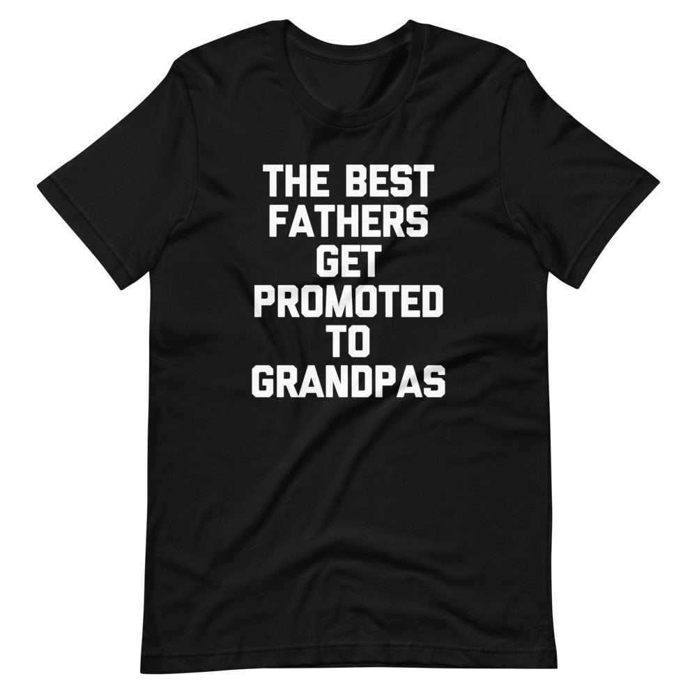 The Best Fathers Get Promoted To Grandpas T-Shirt (Unisex) Hoodie, Sweatshirt | CiraTrend.com (Image 2)
