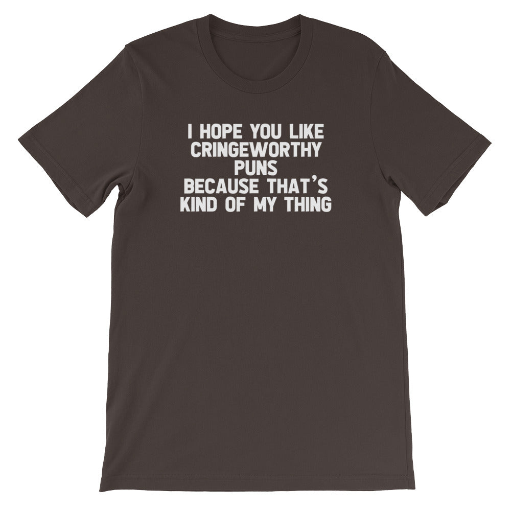 I Hope You Like Cringeworthy Puns Because That's Kind Of My Thing T-Shirt (Unisex) Hoodie, Sweatshirt (Image 4)