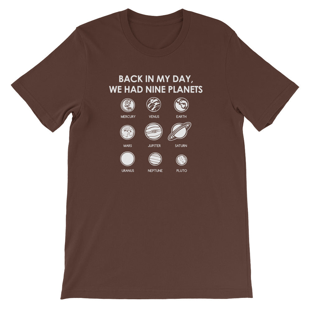 Back In My Day We Had Nine Planets T-Shirt (Unisex) Hoodie, Sweatshirt | CiraTrend.com (Image 5)