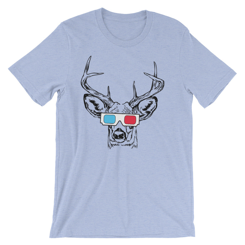 Deer 3D Glasses T-Shirt (Unisex) Hoodie, Sweatshirt | CiraTrend.com (Image 2)