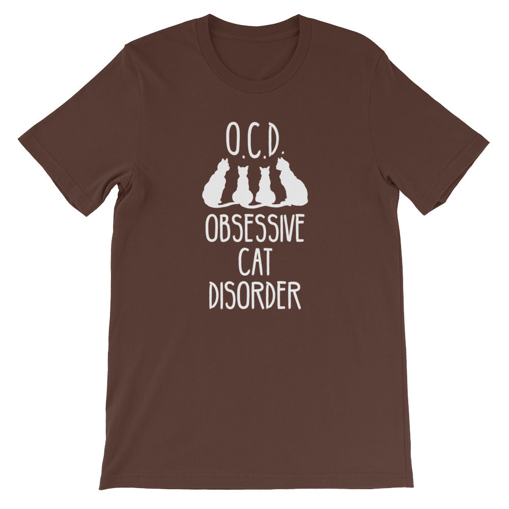 OCD (Obsessive Cat Disorder) T-Shirt (Unisex) Hoodie, Sweatshirt | CiraTrend.com (Image 4)