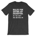 Rules For Dating My Daughter T-Shirt (Unisex) Hoodie, Sweatshirt | CiraTrend.com (Image 1)