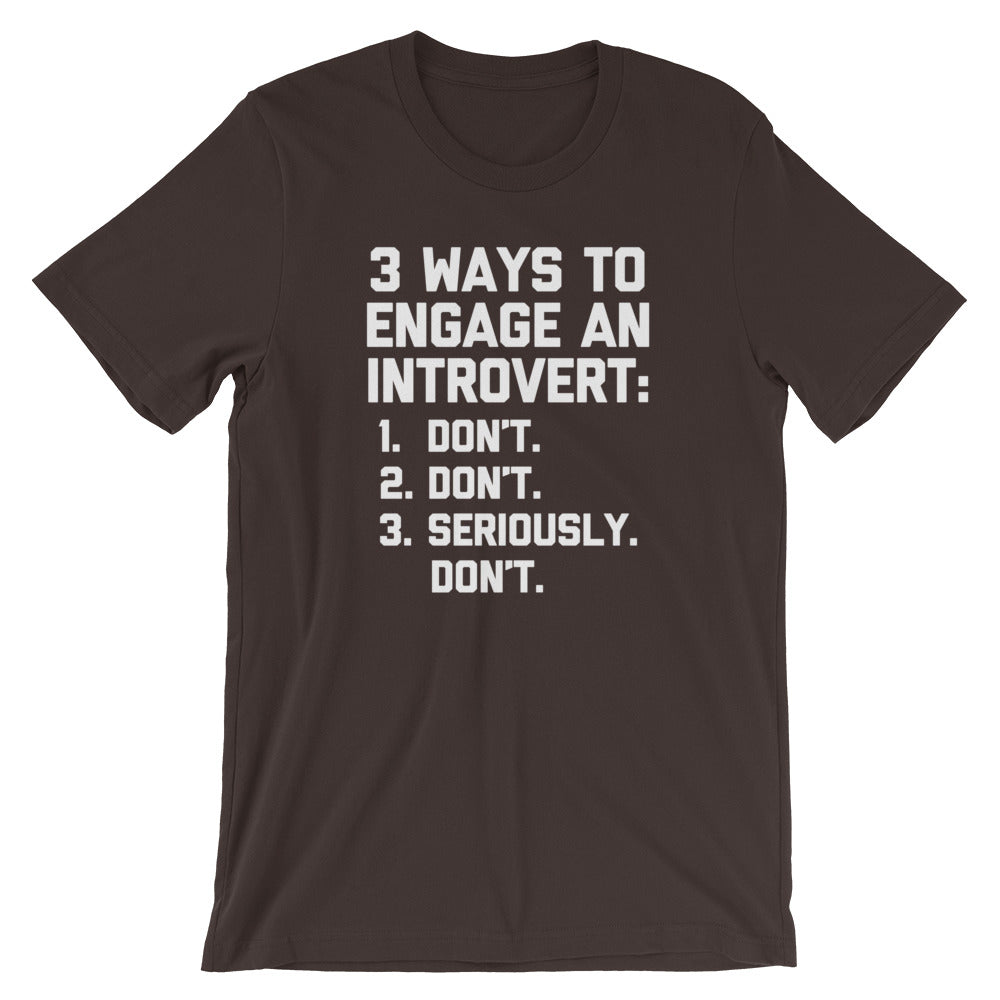3 Ways To Engage An Introvert T-Shirt (Unisex) Hoodie, Sweatshirt | CiraTrend.com (Image 3)