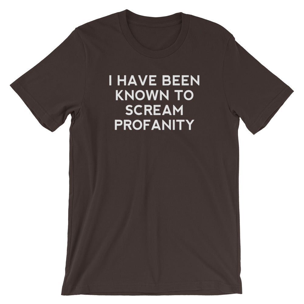 I Have Been Known To Scream Profanity T-Shirt (Unisex) Hoodie, Sweatshirt | CiraTrend.com (Image 3)