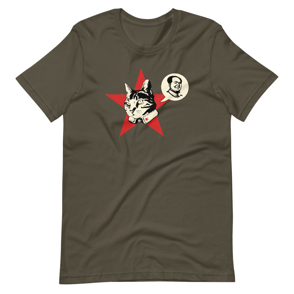 The Cat Says (Mao) T-Shirt (Unisex) Hoodie, Sweatshirt | CiraTrend.com (Image 1)