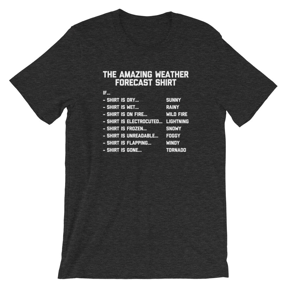 The Amazing Weather Forecast T-Shirt (Unisex) Hoodie, Sweatshirt | CiraTrend.com (Image 1)