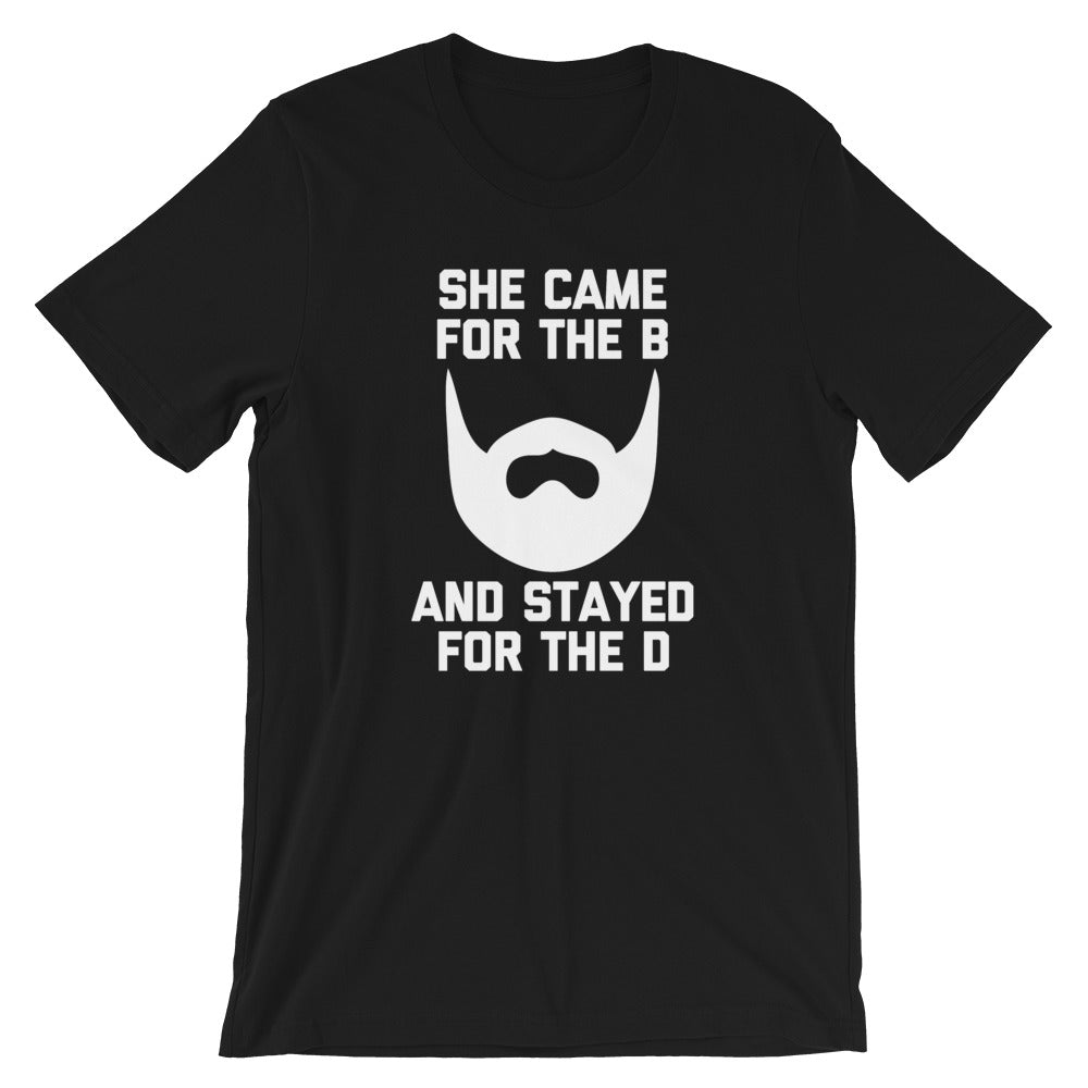 She Came For The B And Stayed For The D T-Shirt (Unisex) Hoodie, Sweatshirt | CiraTrend.com (Image 2)
