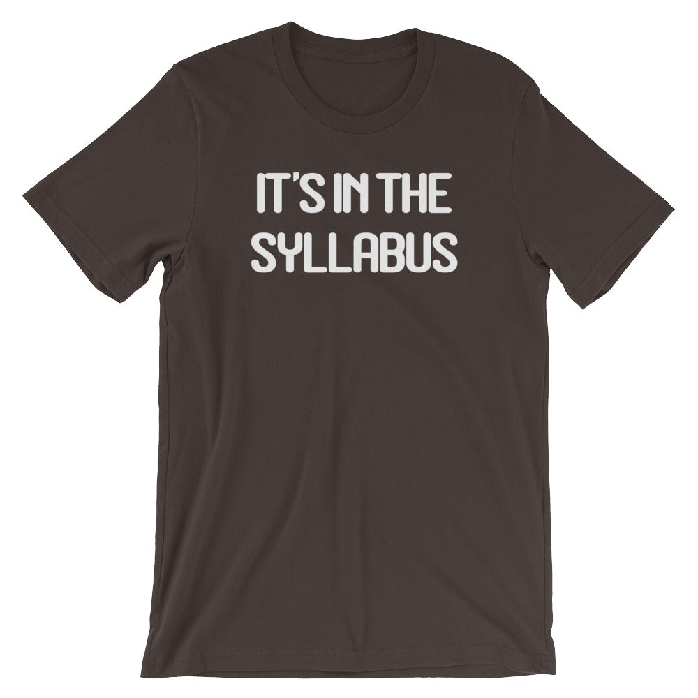 'S Syllabus () T-Shirts, Hoodie, Sweatshirt