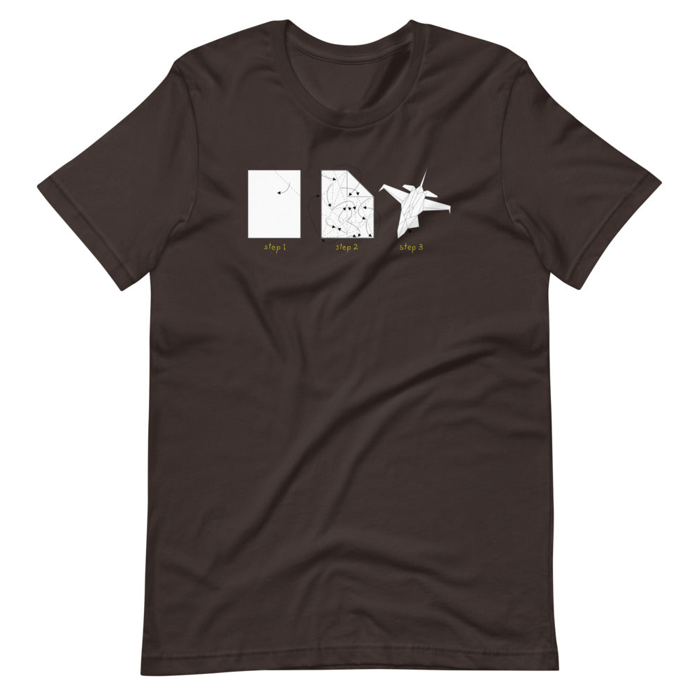 Paper Airplane (3 Simple Steps) T-Shirt (Unisex) Hoodie, Sweatshirt | CiraTrend.com (Image 3)