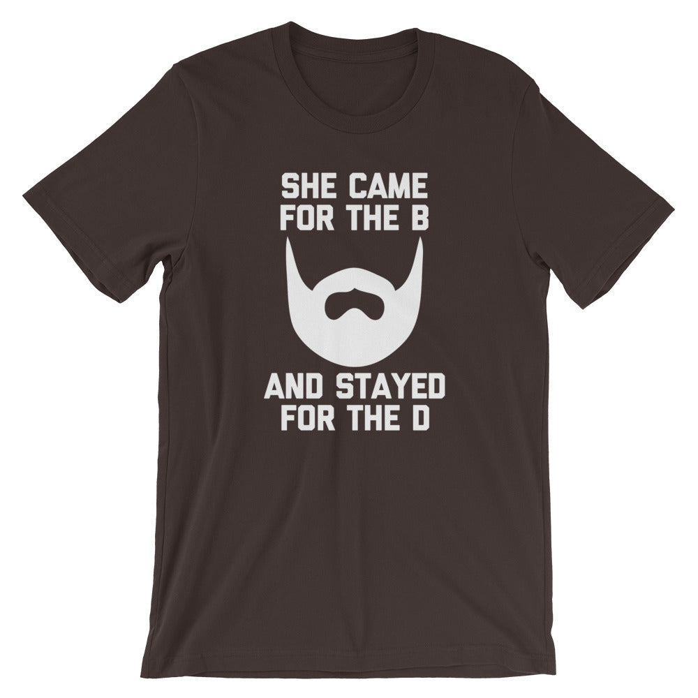 She Came For The B And Stayed For The D T-Shirt (Unisex) Hoodie, Sweatshirt | CiraTrend.com (Image 1)