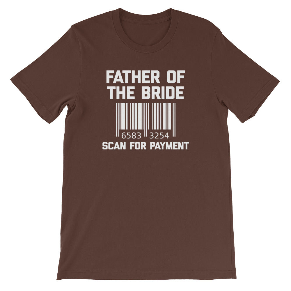 Father Of The Bride (Scan For Payment) T-Shirt (Unisex) Hoodie, Sweatshirt | CiraTrend.com (Image 4)