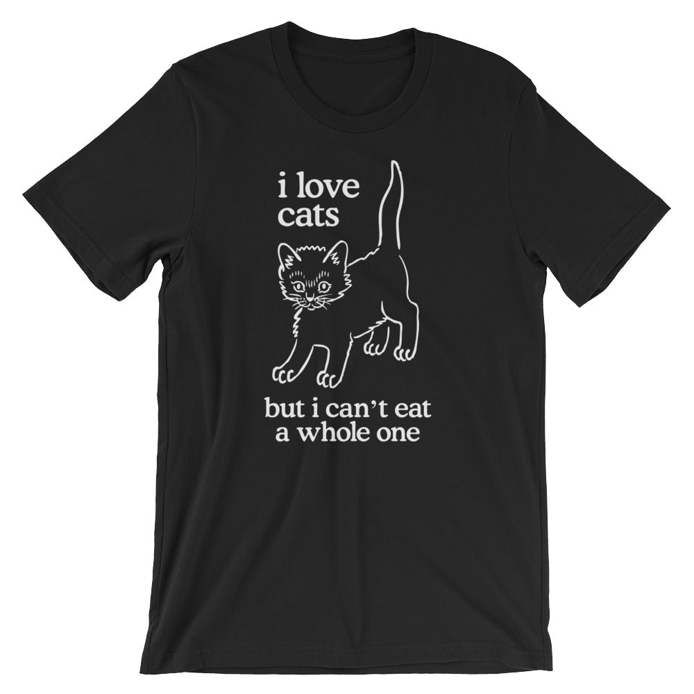 I Love Cats But I Can't Eat A Whole One T-Shirt (Unisex) Hoodie, Sweatshirt | CiraTrend.com (Image 3)
