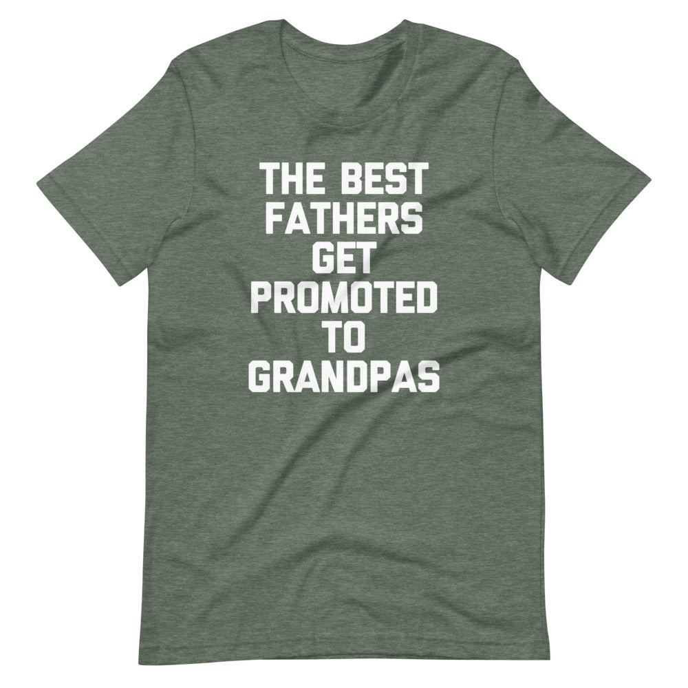 The Best Fathers Get Promoted To Grandpas T-Shirt (Unisex) Hoodie, Sweatshirt | CiraTrend.com (Image 5)