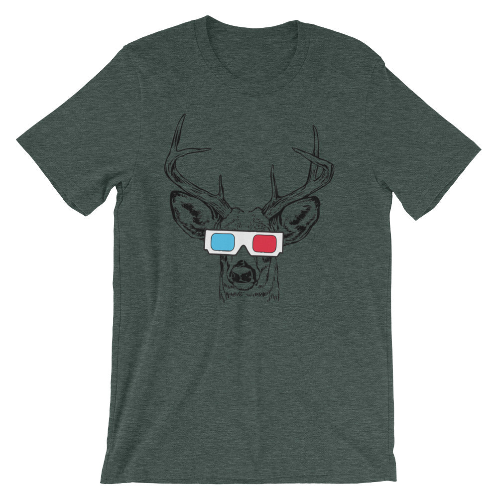 Deer 3D Glasses T-Shirt (Unisex) Hoodie, Sweatshirt | CiraTrend.com (Image 4)