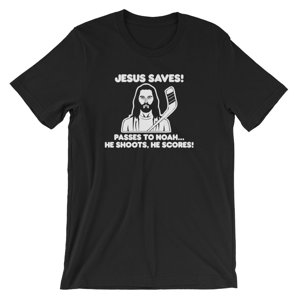 Jesus Saves Hockey T-Shirt (Unisex) Hoodie, Sweatshirt | CiraTrend.com (Image 3)