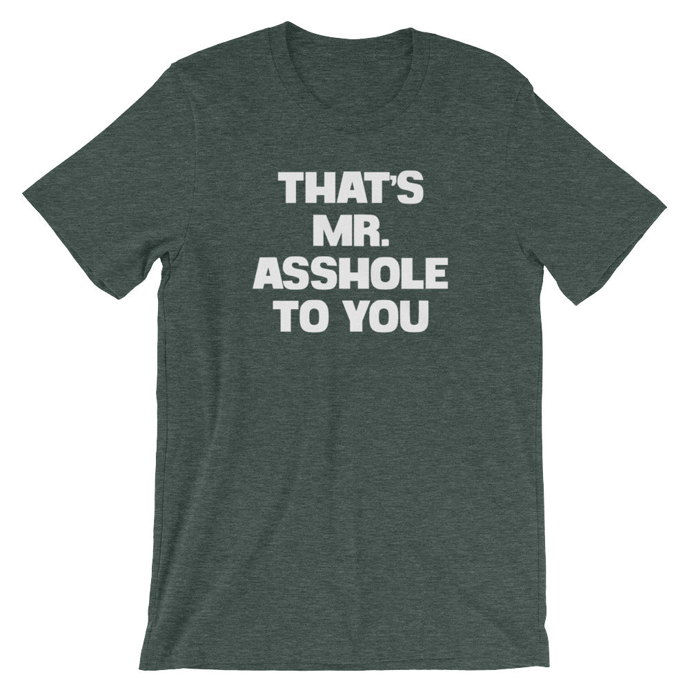 That's Mr. Asshole To You T-Shirt (Unisex) Hoodie, Sweatshirt | CiraTrend.com (Image 5)