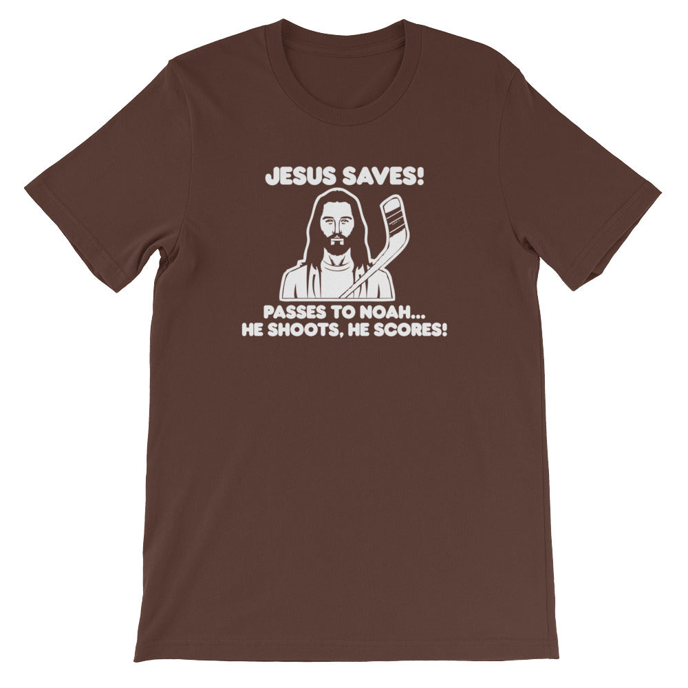 Jesus Saves Hockey T-Shirt (Unisex) Hoodie, Sweatshirt | CiraTrend.com (Image 4)